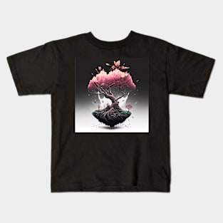 Surreal Tulip Bonsai Kids T-Shirt